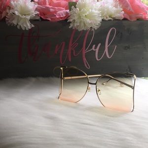 2 for $30 Ombré Oversized Sunglasses with pearls